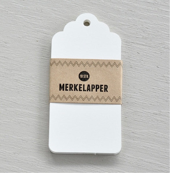 Merkelapp ∙ GAMMELDAGS ∙ Hvit