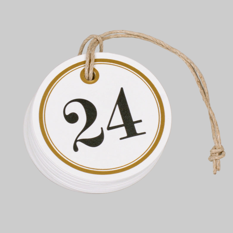 Merkelapp ∙ 1-24 ∙ Hvit