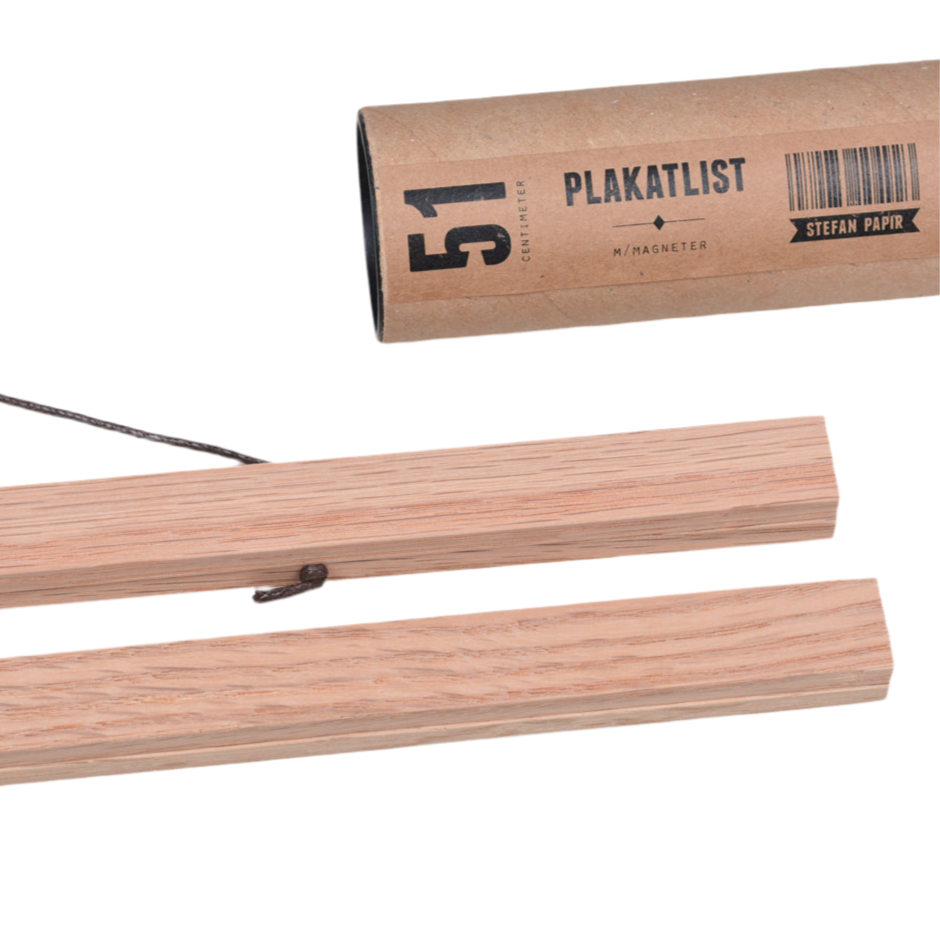 Plakatlist m/magneter ∙ 51 cm