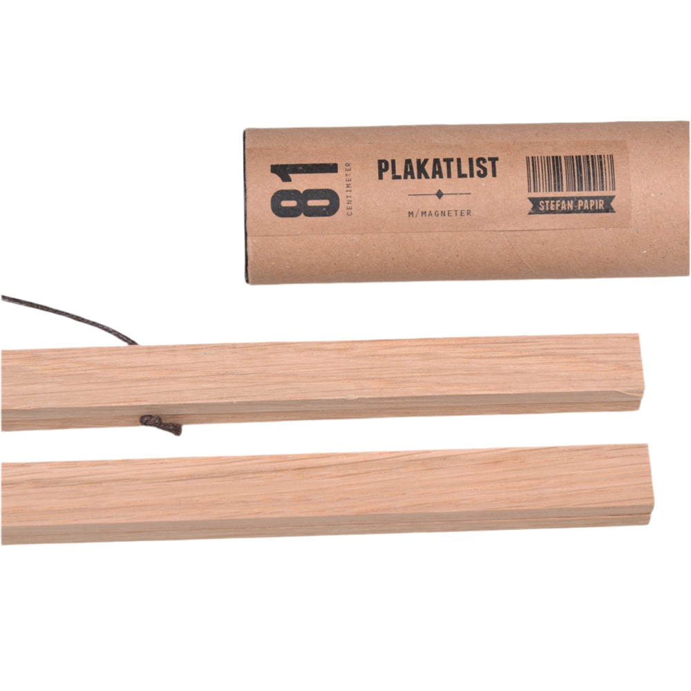 Plakatlist m/magneter ∙ 81 cm