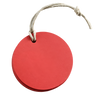 Merkelapp ∙ RUND ∙ Rød