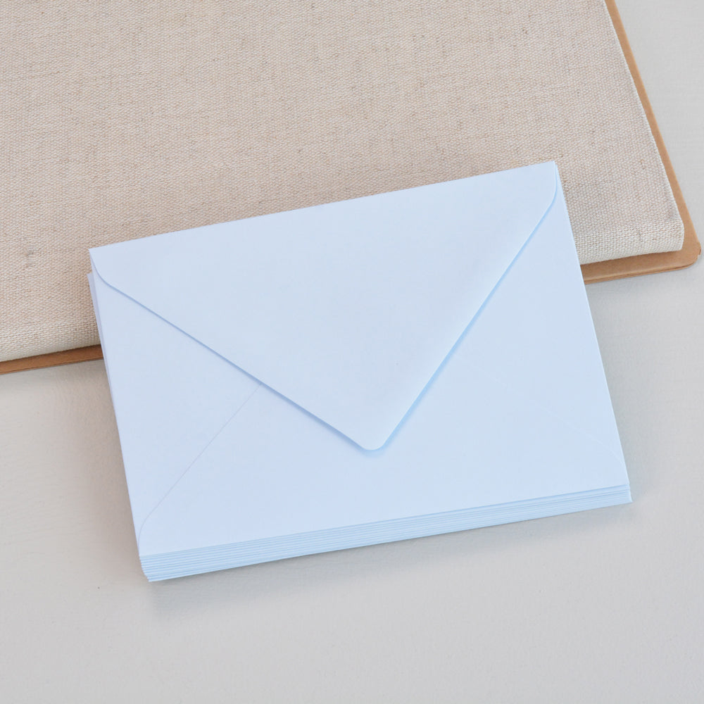 Konvolutt A-7 ∙ PASTEL BLUE ∙ 10 stk