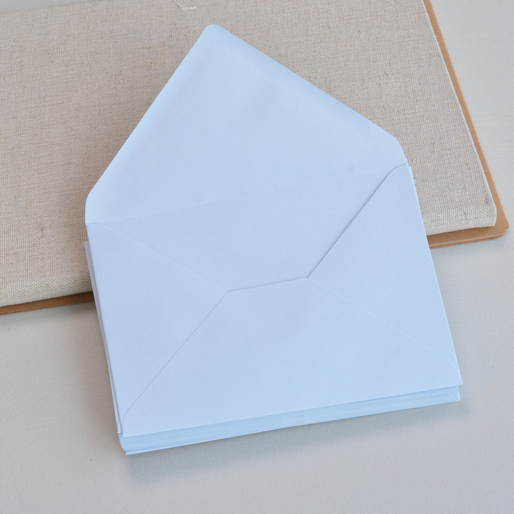 Konvolutt A-7 ∙ PASTEL BLUE ∙ 10 stk