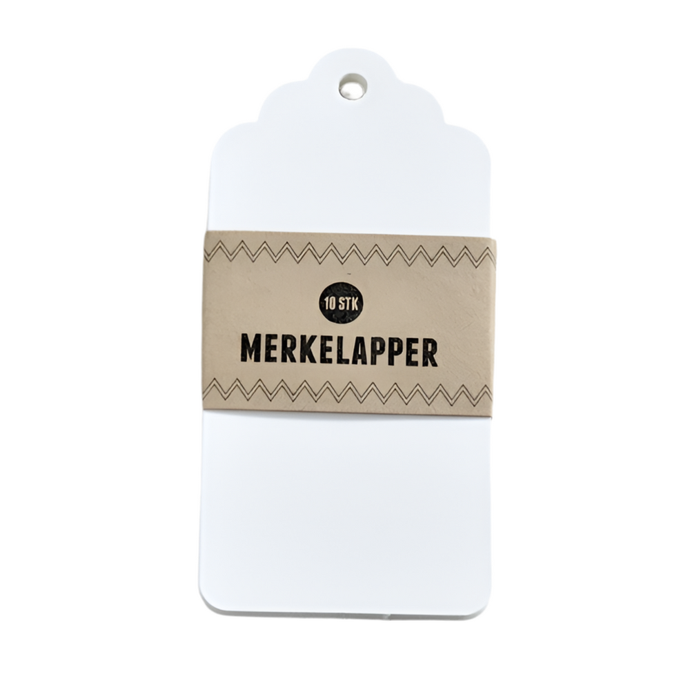 Merkelapp ∙ GAMMELDAGS ∙ Hvit