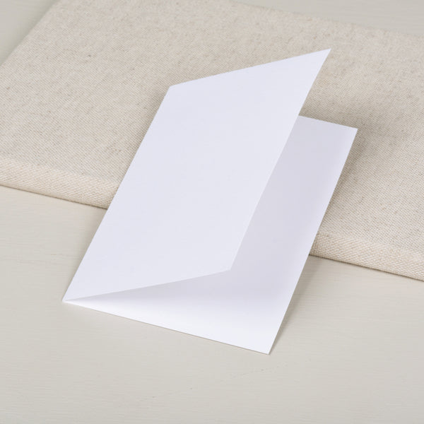 Doble kort 157x220mm ∙ BRILLIANT WHITE ∙ 10 stk