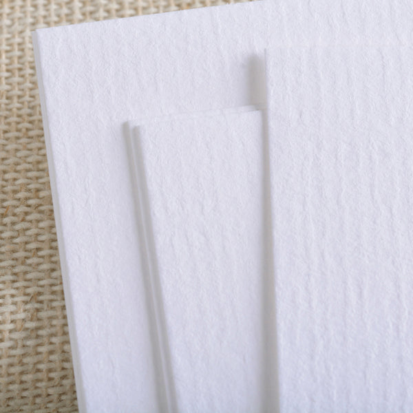 Enkle kort A7 ∙ BRILLIANT WHITE ∙ 10 stk