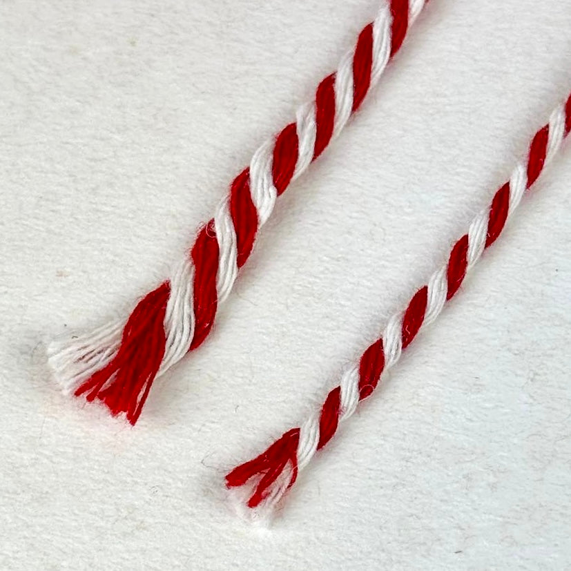 
                      
                        Bomullssnor ∙ 1,5 mm x 100 m ∙ Rød/Hvit
                      
                    