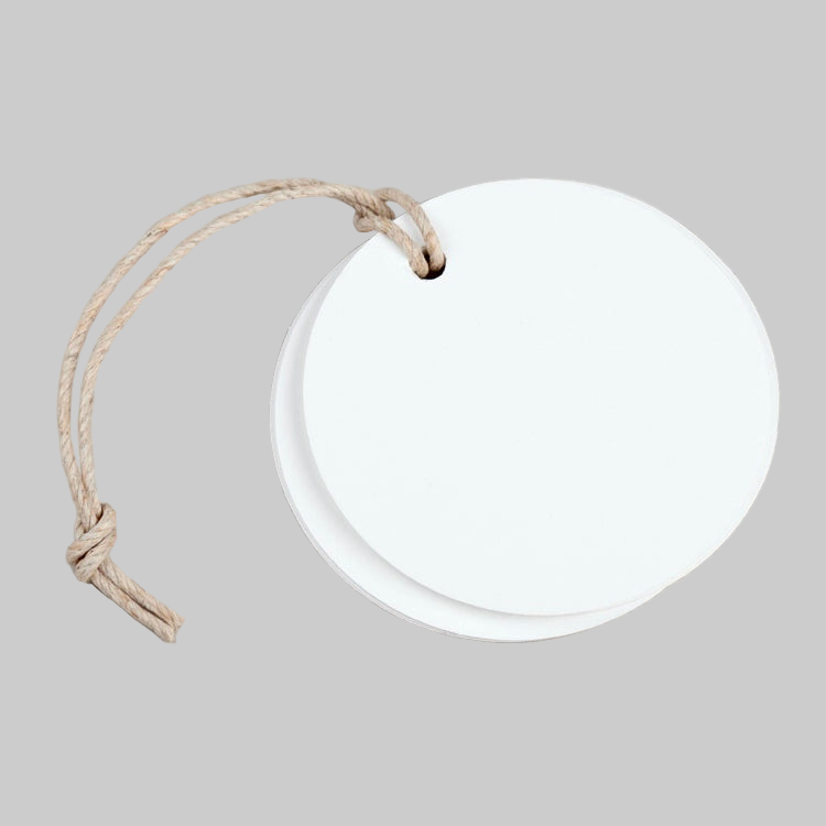 Merkelapp ∙ RUND ∙ Hvit