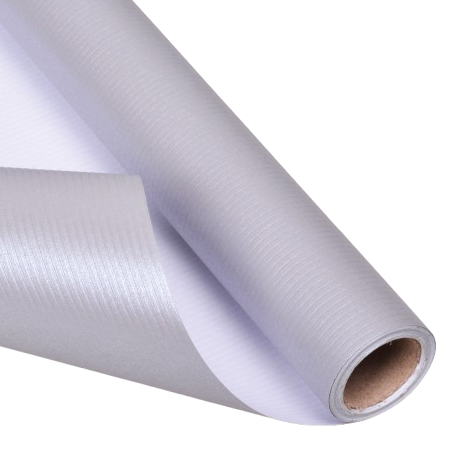 Gavepapir ∙ Sølv ribbet