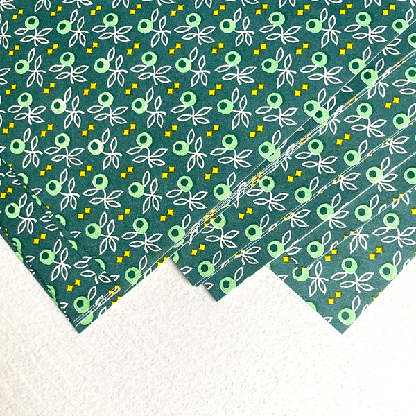 Origamipapir ∙ Grønn