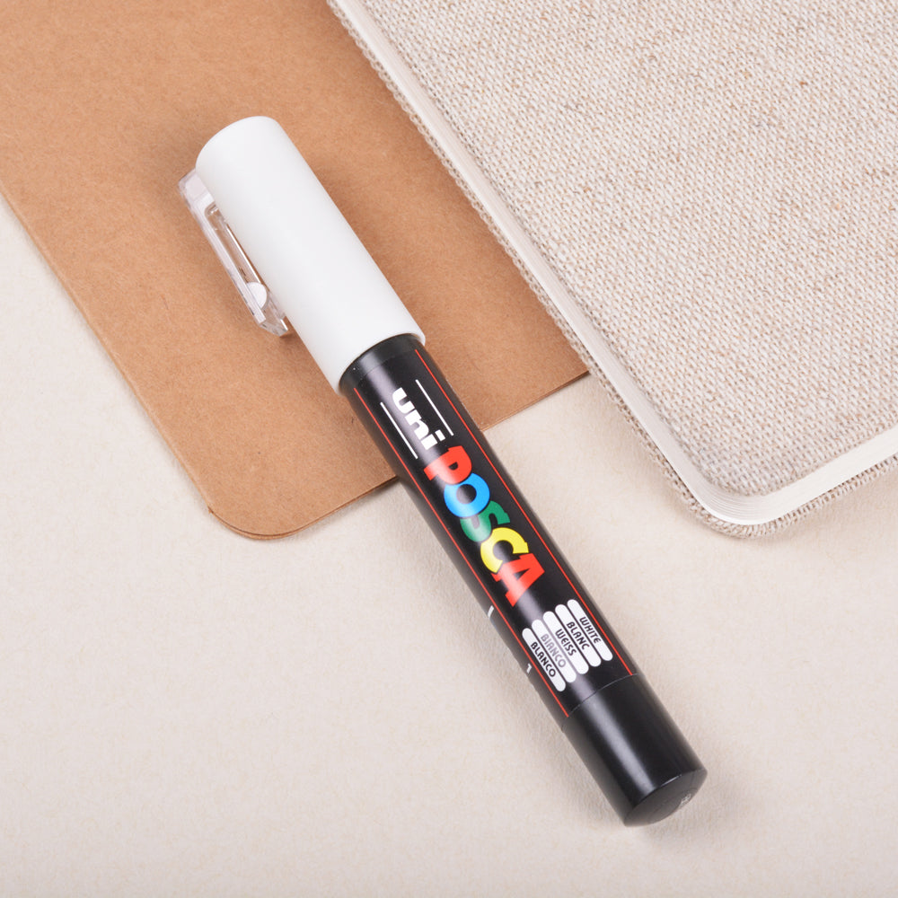 Tusj POSCA 0,7 mm ∙ Hvit