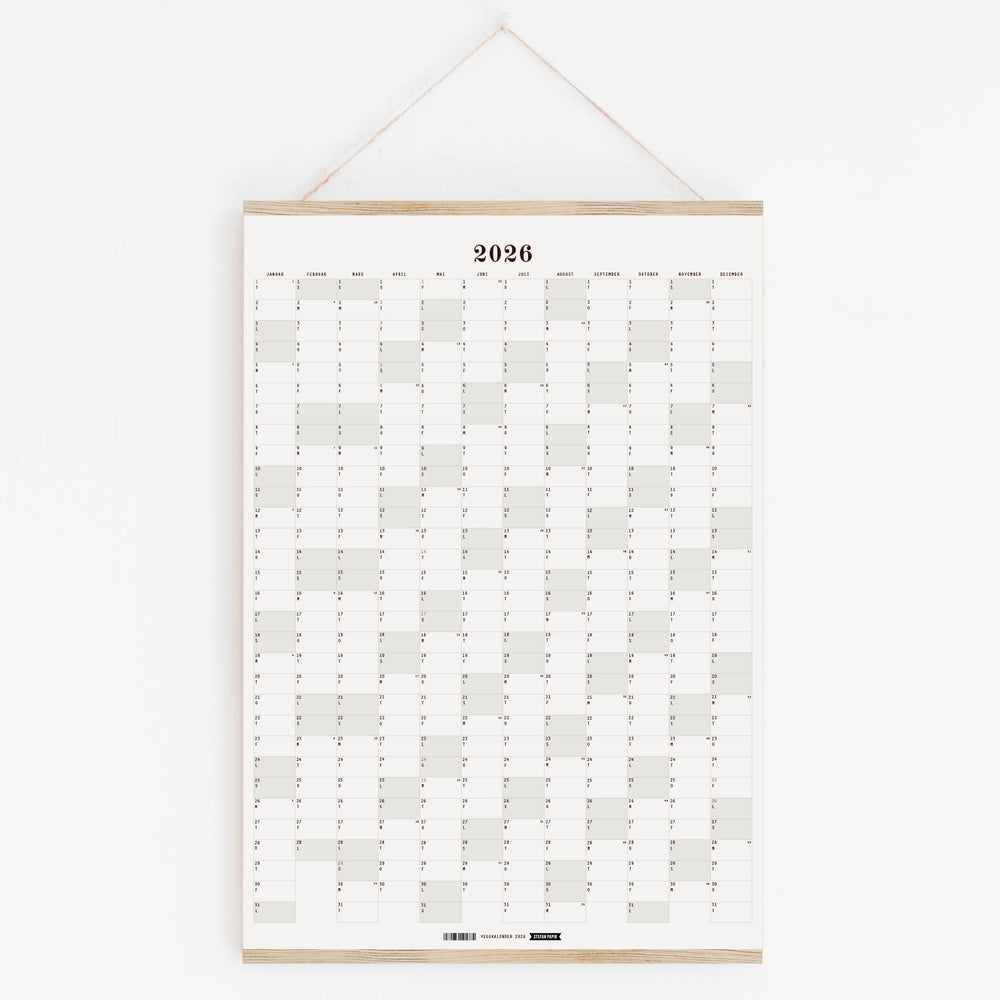 Veggkalender 2026