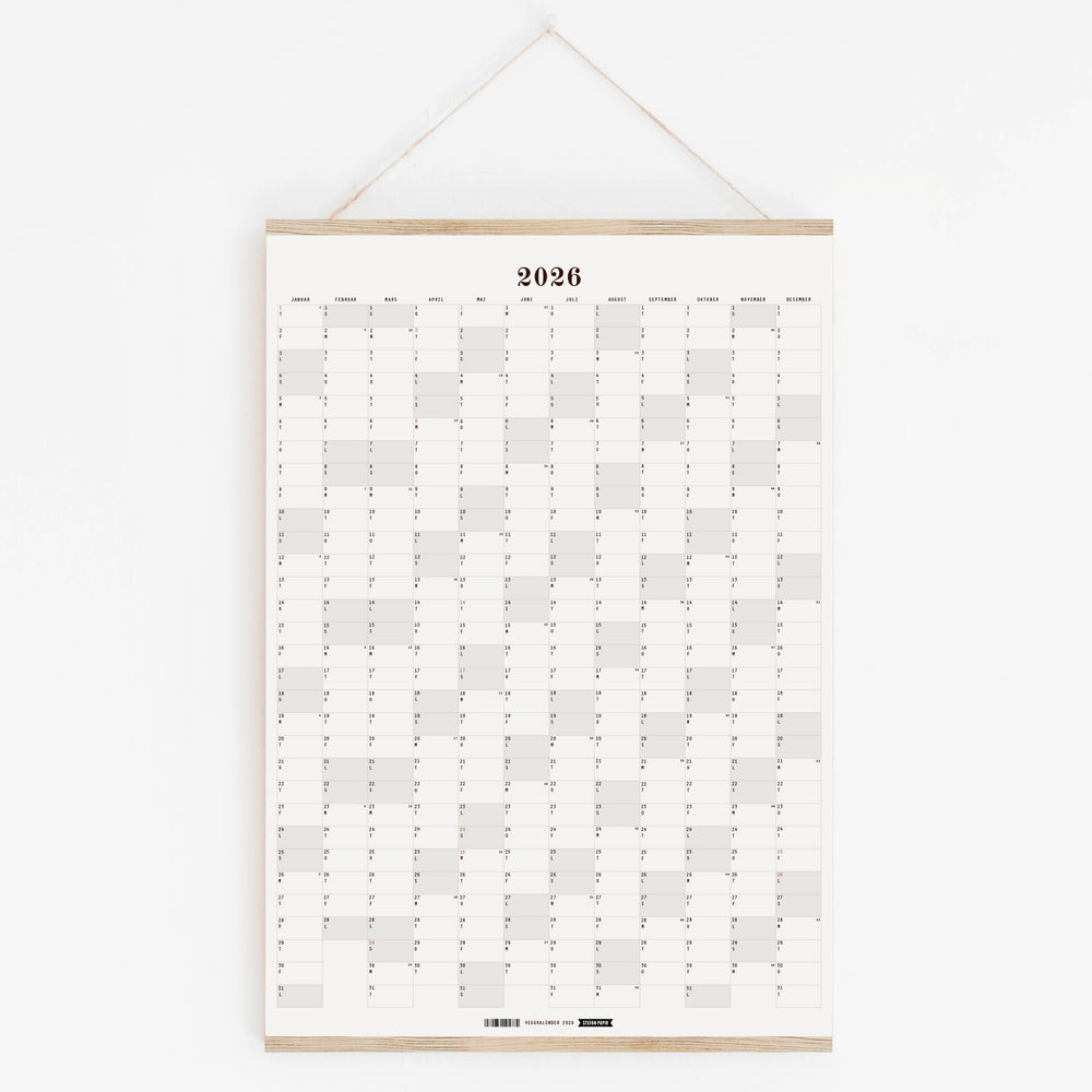 Veggkalender 2026