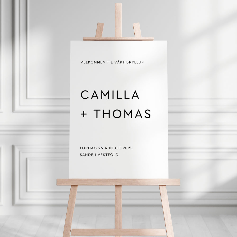 Velkomstskilt ∙ CAMILLA