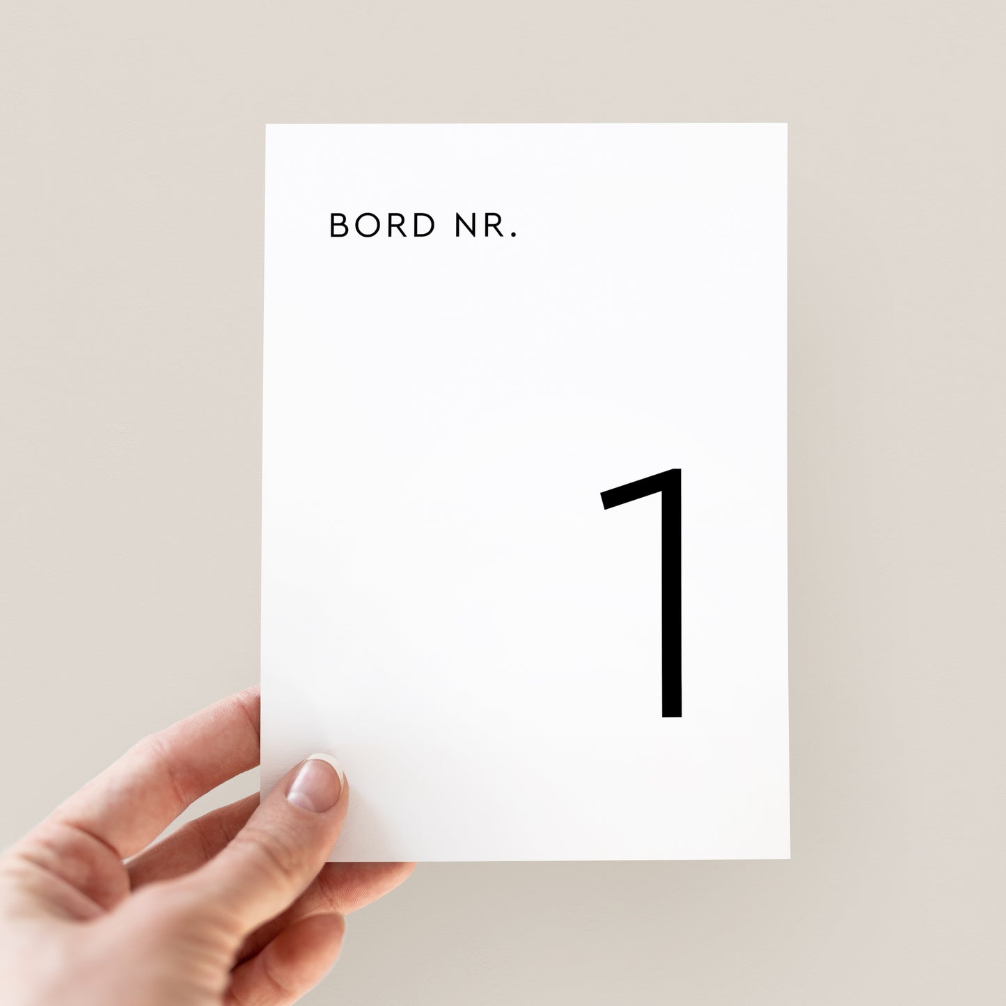 Bordnummer 105x148mm ∙ CAMILLA