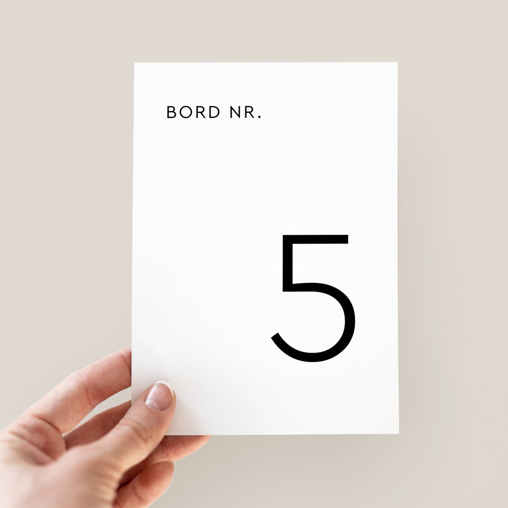 
                      
                        Bordnummer 105x148mm ∙ CAMILLA
                      
                    