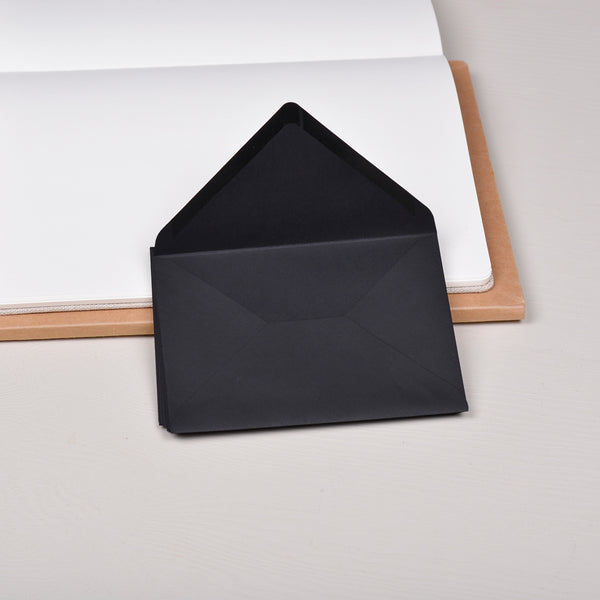 Konvolutt C6 ∙ EXTRA BLACK ∙ 10 stk