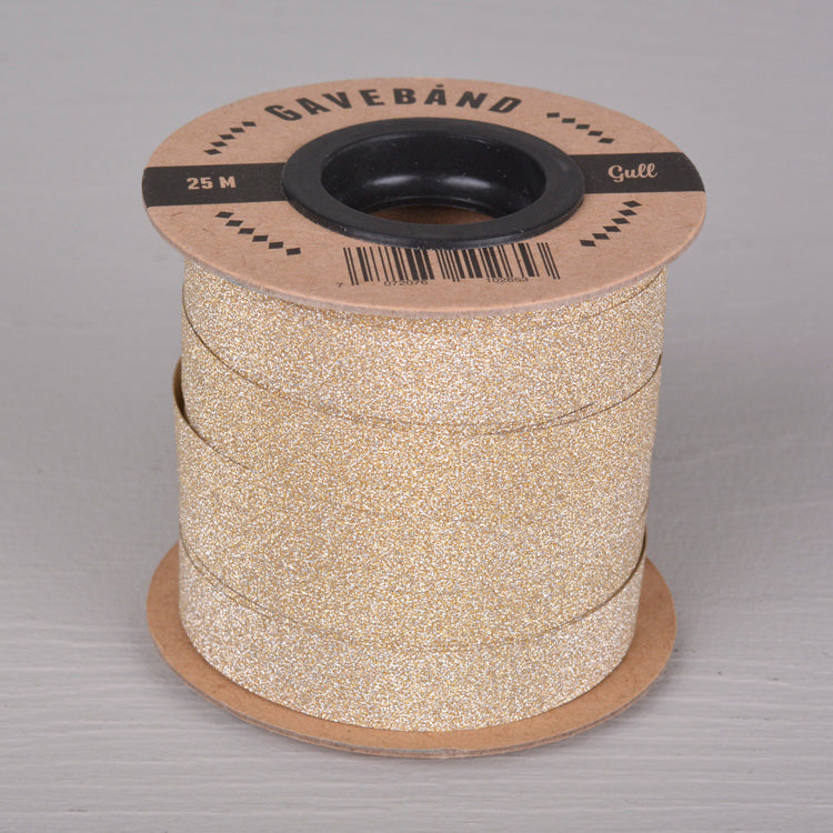 
                      
                        Gavebånd ∙ Gull glitter
                      
                    