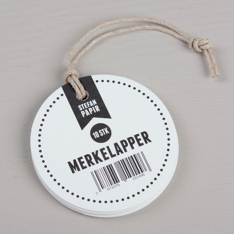 
                      
                        Merkelapp ∙ RUND ∙ Hvit
                      
                    