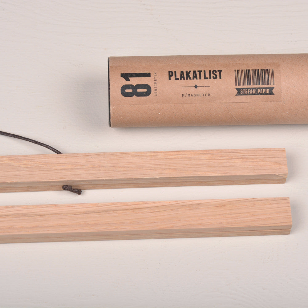 Plakatlist m/magneter ∙ 81 cm